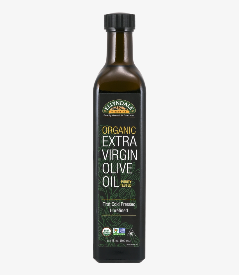 Extra Virgin Olive Oil, Organic - Now Foods Ellyndale Organics Extra Virgin Olive Oil, transparent png #1752446