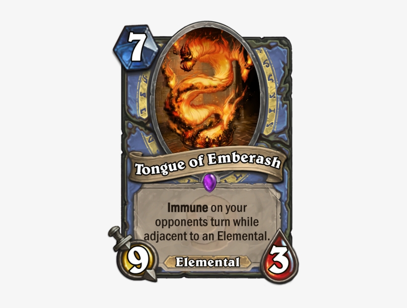 Tongue Of Emberash - Crystal Lion Hearthstone, transparent png #1752651
