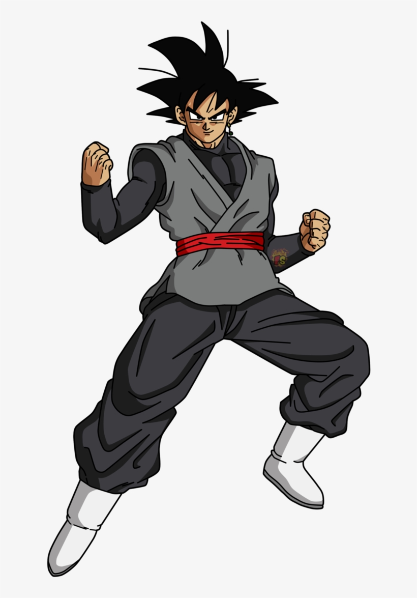 No Caption Provided - Goku And Black Goku Fusion, transparent png #1752767