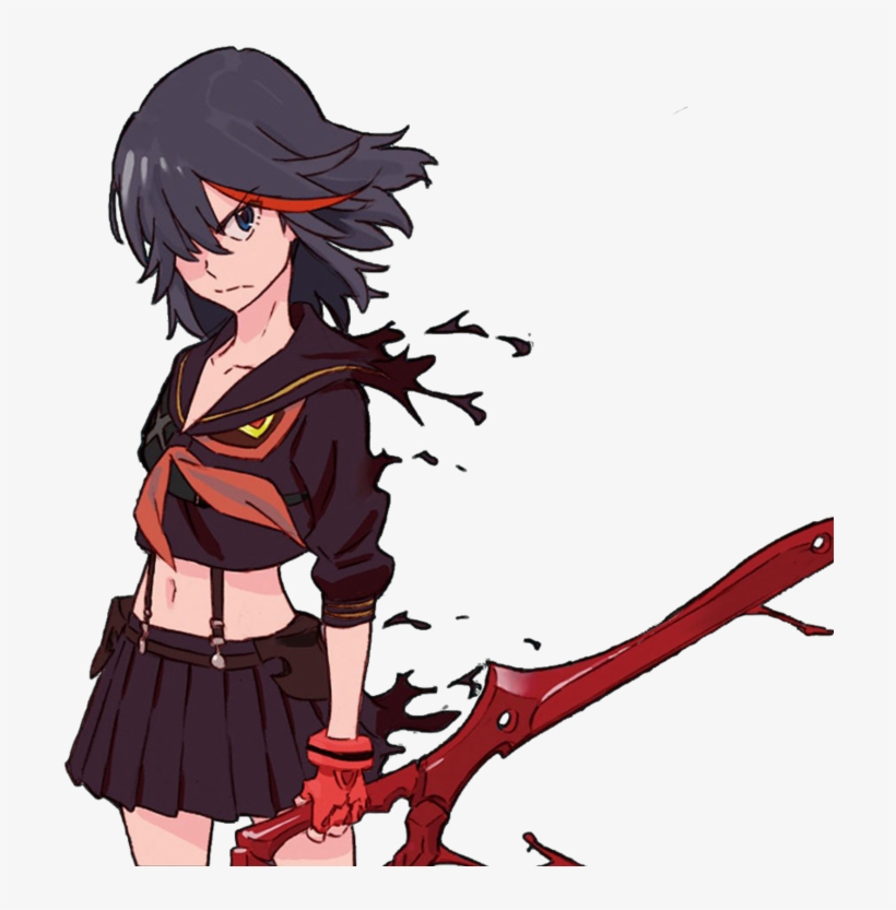 0 1521080079689 Ryuuko Matoi - Kill La Kill Matoi Ryuuko, transparent png #1752786