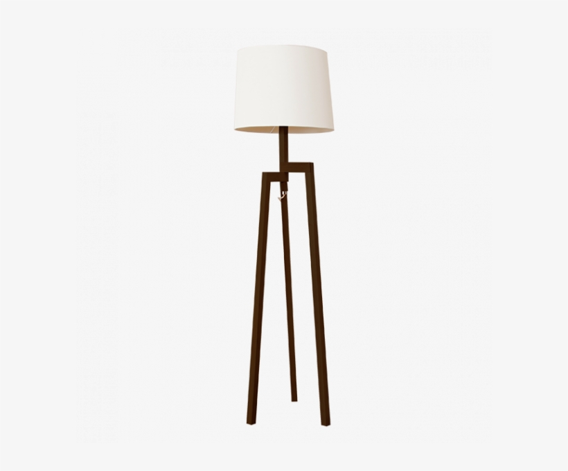 Tripod Floor Lamp Walnut, transparent png #1753091