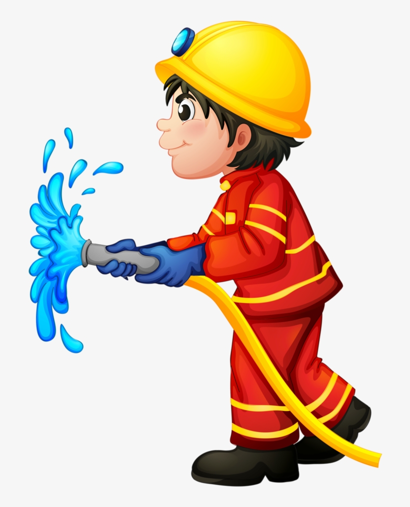 Profissões E Ofícios Fire Dept, Fire Department, Fire - Fireman Png Clipart, transparent png #1753118