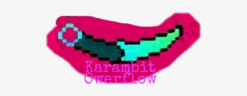 Blockstrike Freetoedit - Керамбит Галактик, transparent png #1753164