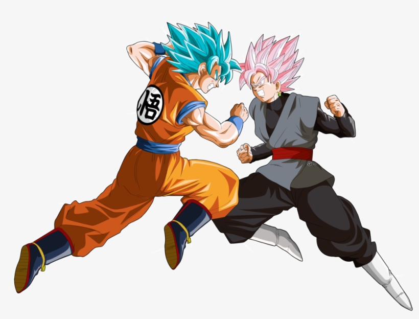 El Noticiero De Black Goku - Goku Vs Goku Black, transparent png #1753248