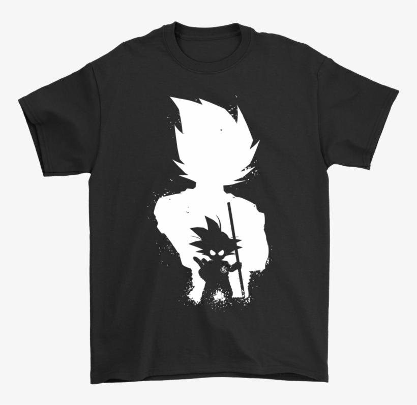 Son Goku Black And White Dragon Ball Shirts T Shirt - Black Anime Wallpaper Iphone, transparent png #1753360