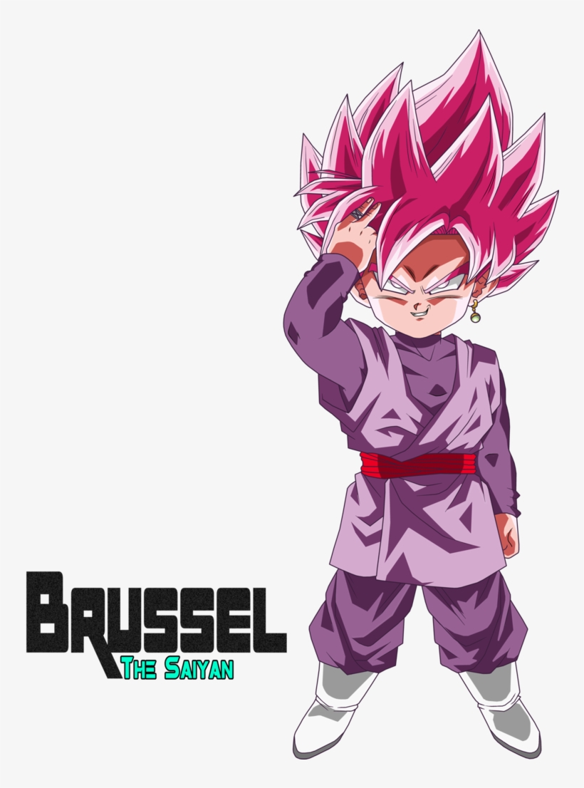 Goku Black Rose Chibi, transparent png #1753380
