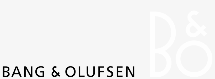 Bang & Olufsen Logo Black And White - Bang & Olufsen, transparent png #1753412