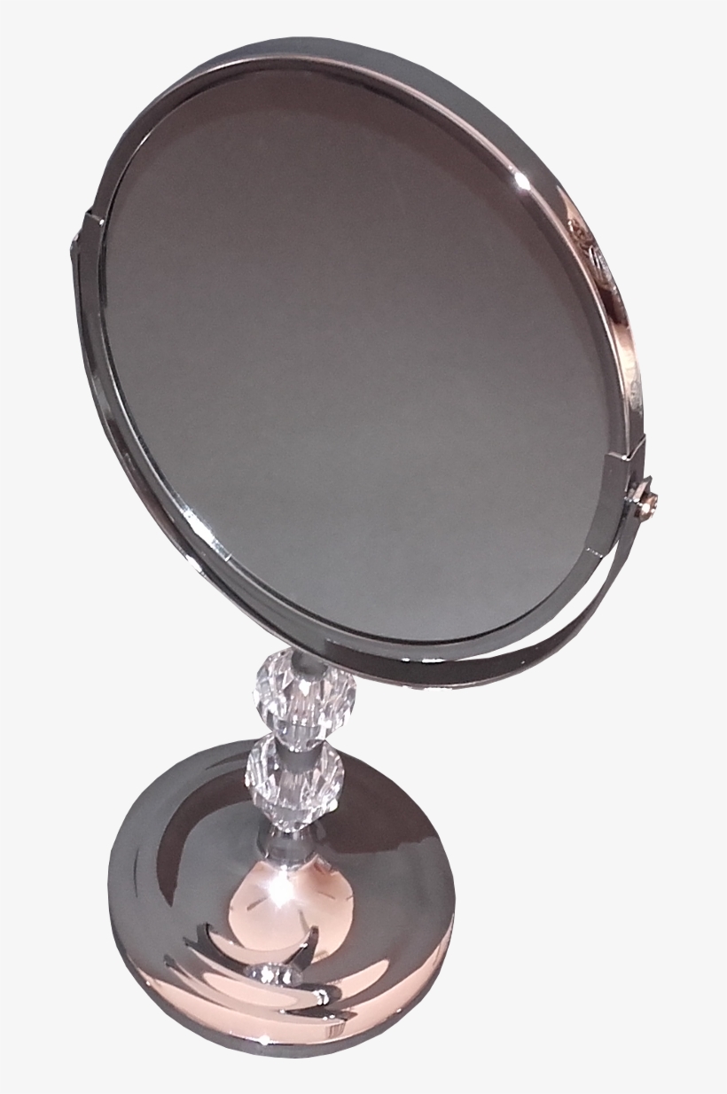 Kozmetikai Kerek Álló Díszes Tükör, 18,8x12x25 Cm - Mirror, transparent png #1753549