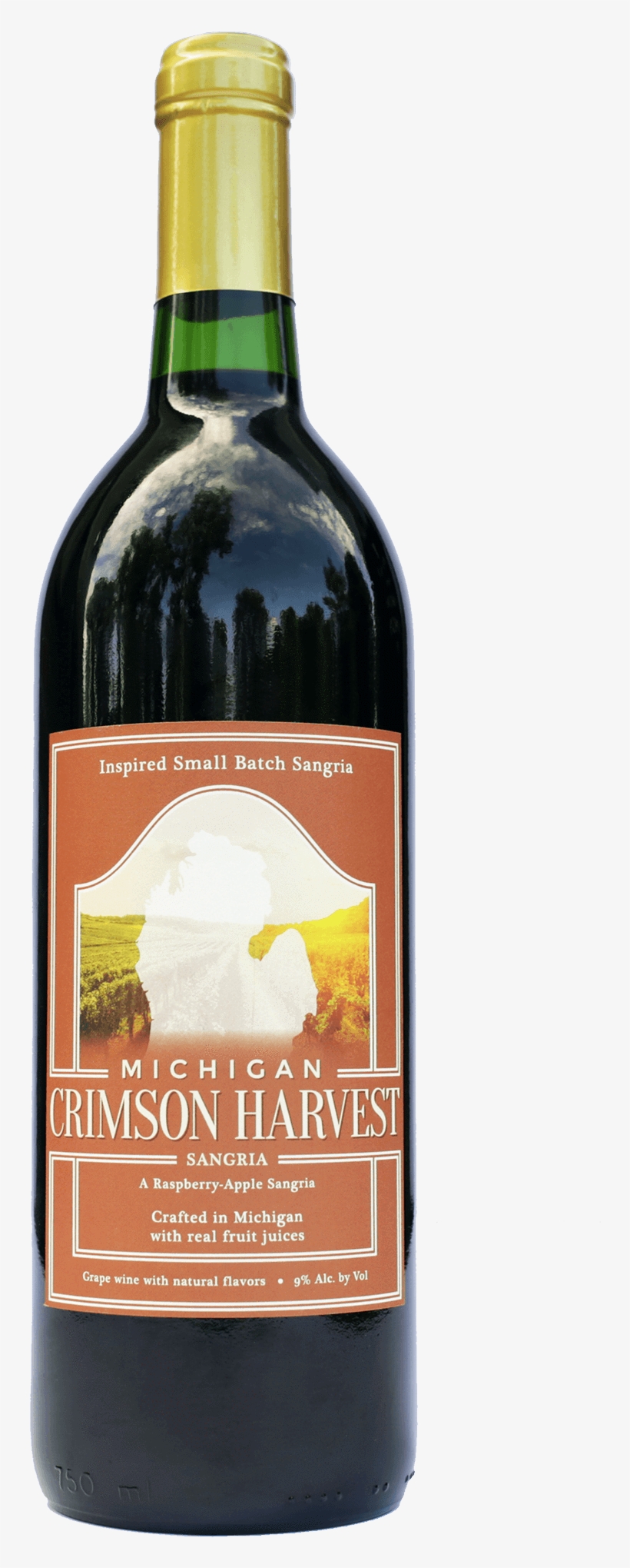 Michigan Crimson Harvest Sangria A Raspberry-apple - Apple, transparent png #1753596
