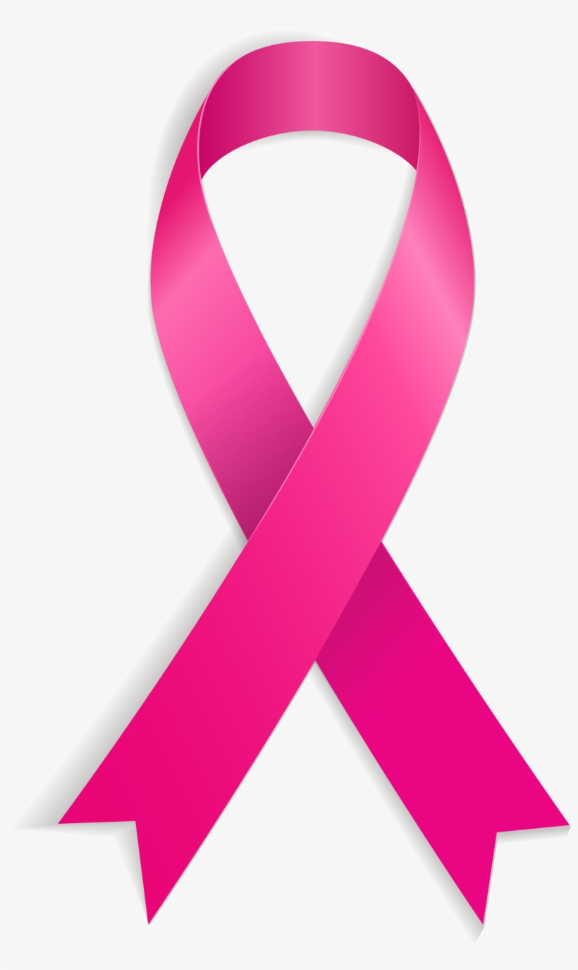 Breast Cancer Ribbon Vector Png - Datos Curiosos Del Cancer De Mamà, transparent png #1753705