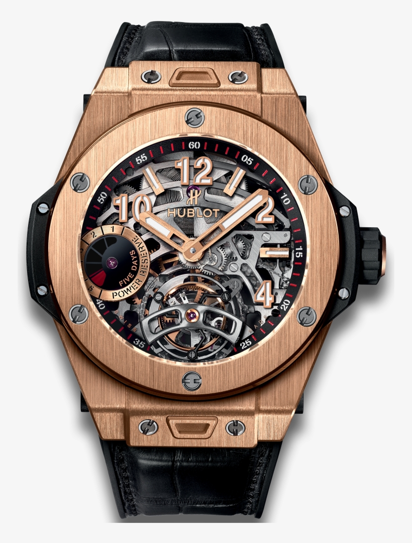 Big Bang Tourbillon Power Reserve 5 Days King Gold - Hublot Big Bang Tourbillon, transparent png #1753792