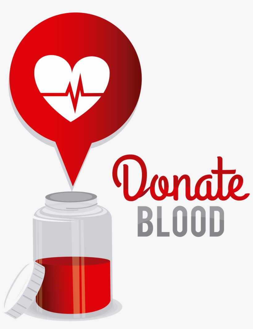 Blood Donation Transparent Png - Blood Donation Vector Png, transparent png #1753871
