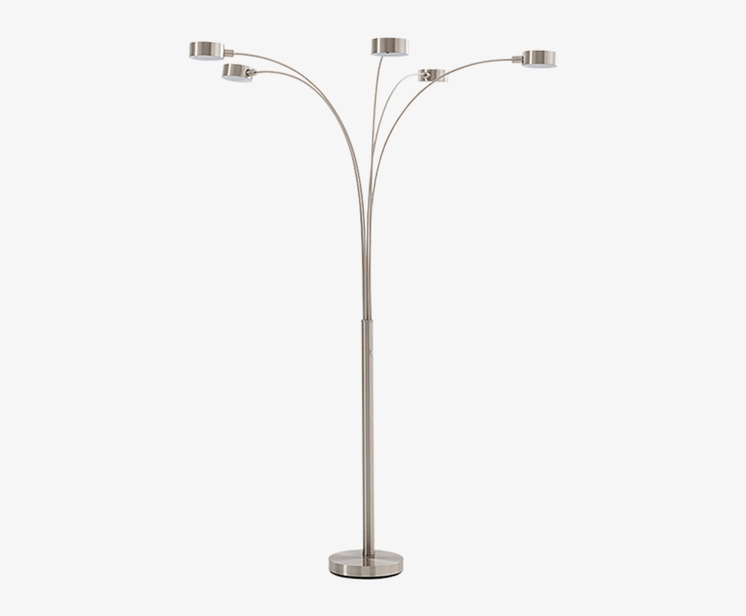 Image For Satin Metal Floor Lamp From Economax - Lamp, transparent png #1753894