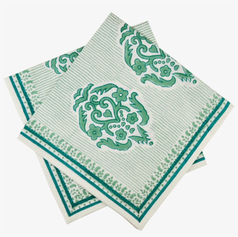 Napkin James Teal-1 - Paper Napkin Png, transparent png #1754431
