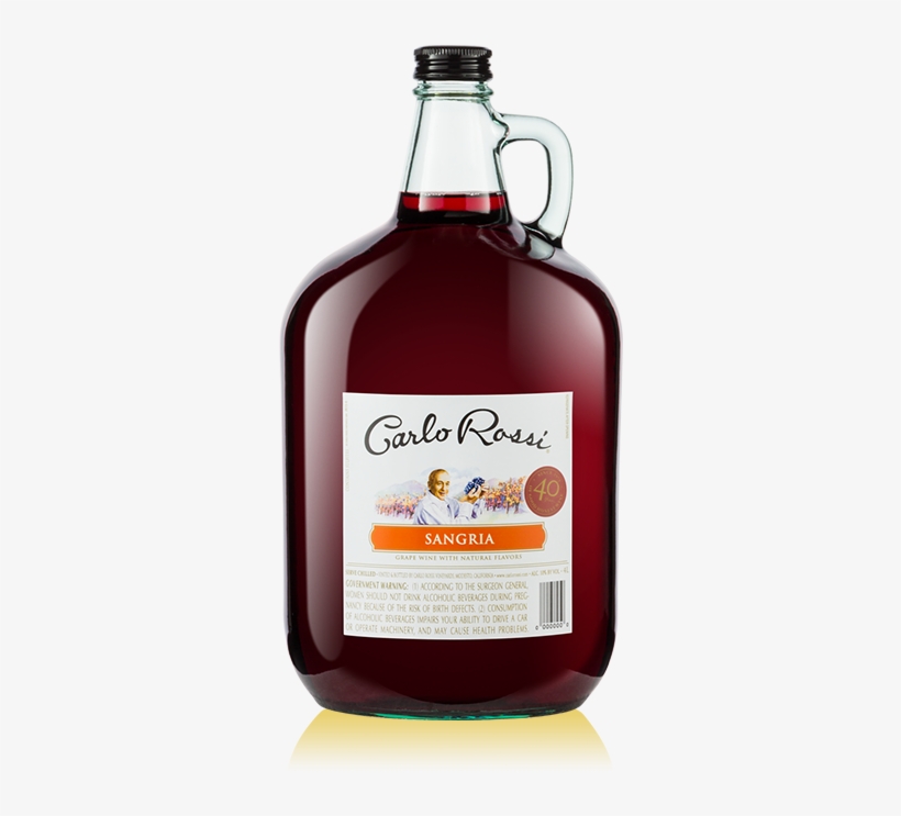 Sangria Is Traditionally A Social Red Wine - Carlo Rossi, transparent png #1754441
