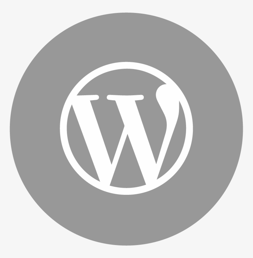 Icon Wp Grey - Wordpress Icon, transparent png #1754578