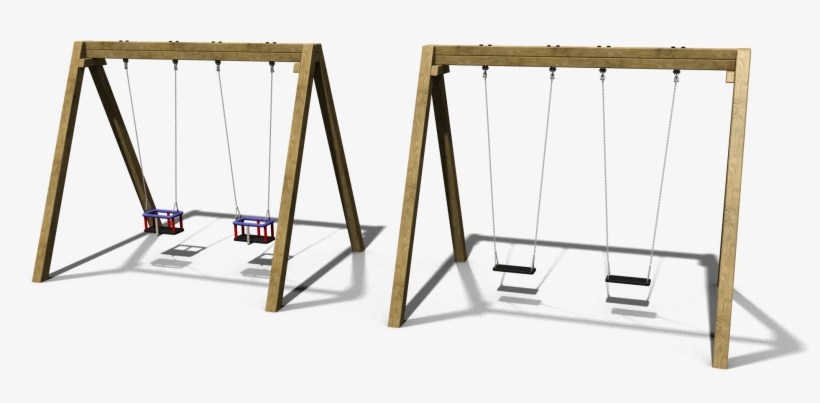 Vector Royalty Free Playground Equipment Swings Panda - Playground Png, transparent png #1754752