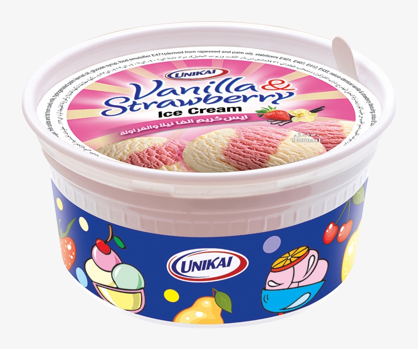 Strawberry Vanilla Ice Cream Cup, transparent png #1754783