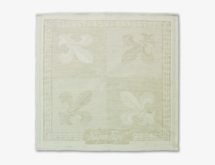 Fleur De Lis Napkin - Bapkin Top View Png, transparent png #1754855