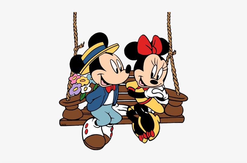 Mickey Minnie Swing - Mickey E Minnie Png, transparent png #1754959