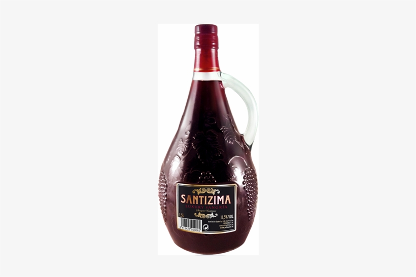 Santizima Sangría - Glass Bottle, transparent png #1755042