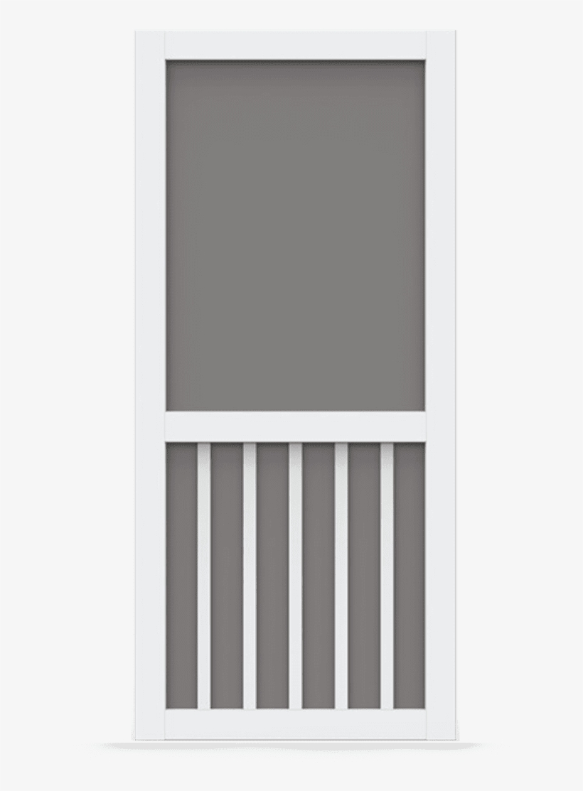Screen Tight White Vinyl Hinged Screen Door (common:, transparent png #1755164