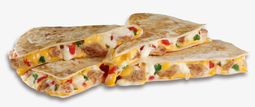 Quesadilla Png Transparent Image - Taco Time Chicken Quesadilla, transparent png #1755183