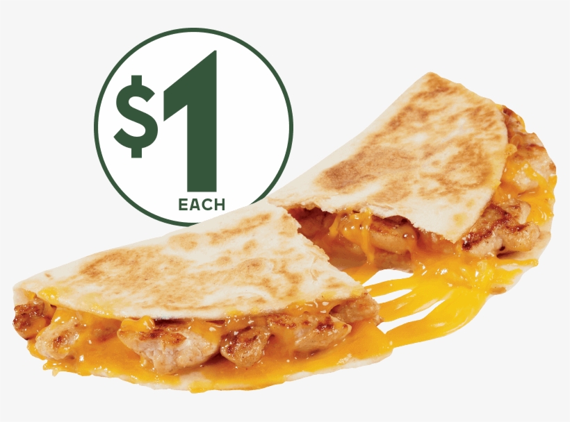 Chicken Quesadilla Snacker - Del Taco Chicken Quesadilla Snacker, transparent png #1755204