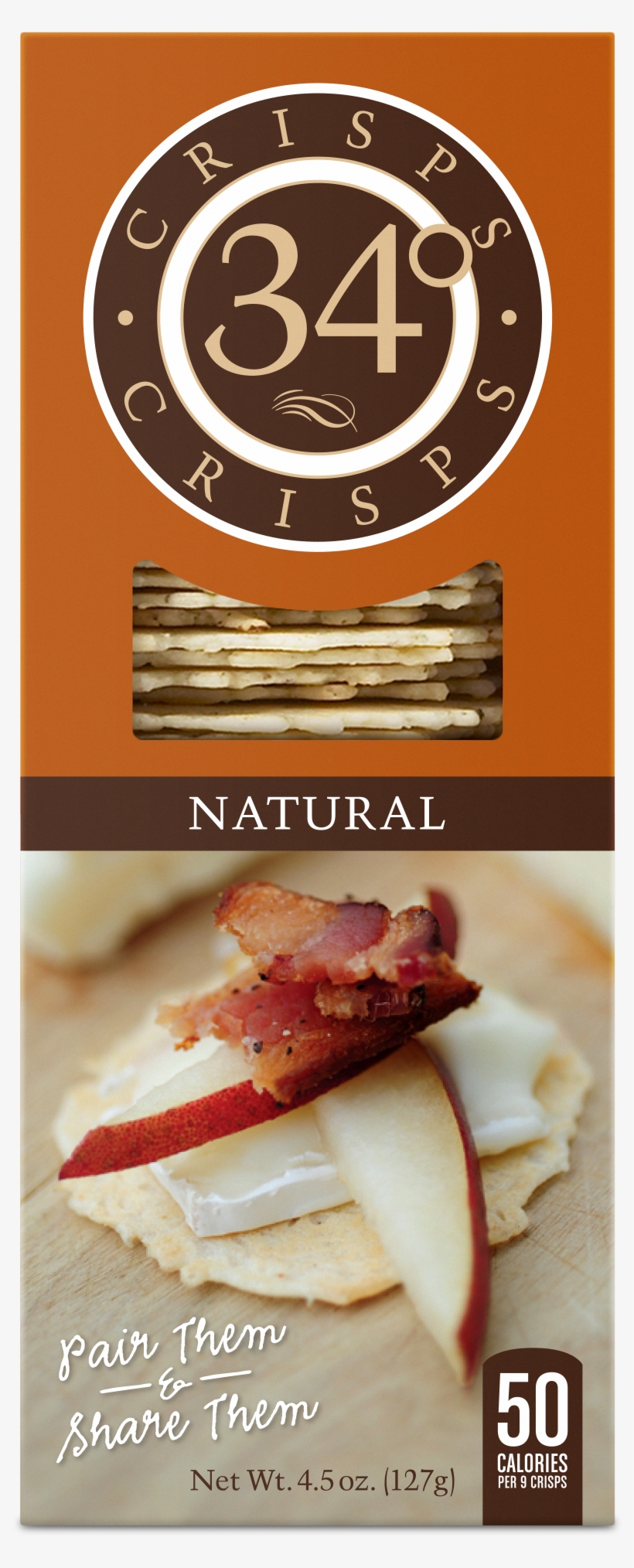 34 Degrees Natural Crispbread Crackers, - 34 Degrees Crispbread Natural, transparent png #1755339