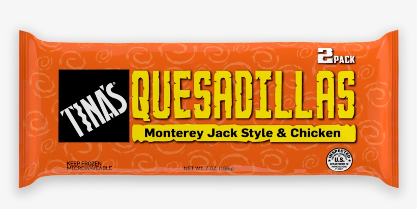 Tina's Quesadillas Monterey Jack Style & Chicken, 2 - Tina's Burritos, Bean & Cheese - 16 Count, 4 Oz, transparent png #1755380