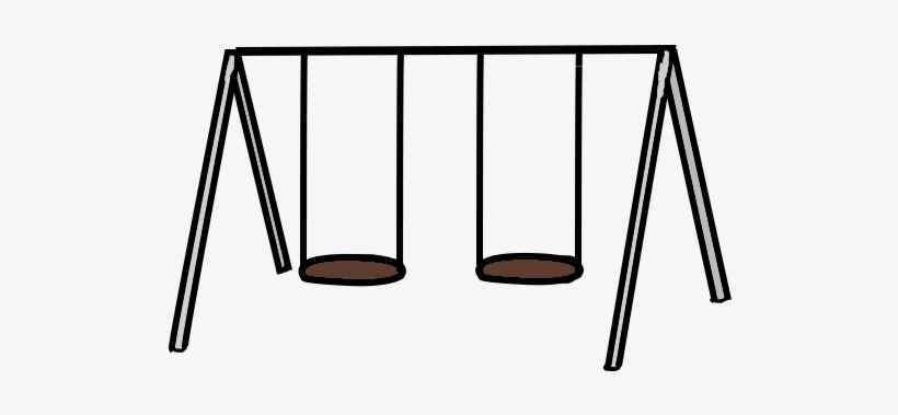 Swing Set Clipart - Swings Clipart, transparent png #1755402