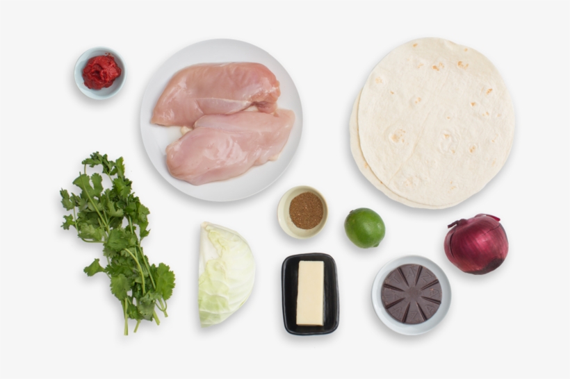 Pulled Chicken Mole Quesadillas With Monterey Jack - Veal, transparent png #1755417