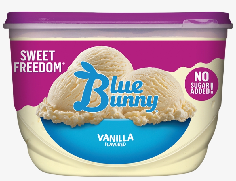 Blue Bunny Sugar Free Double Strawberry, transparent png #1755545