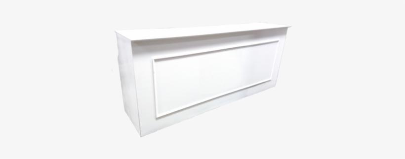 8′ White Paneled Bar - Bar, transparent png #1755592