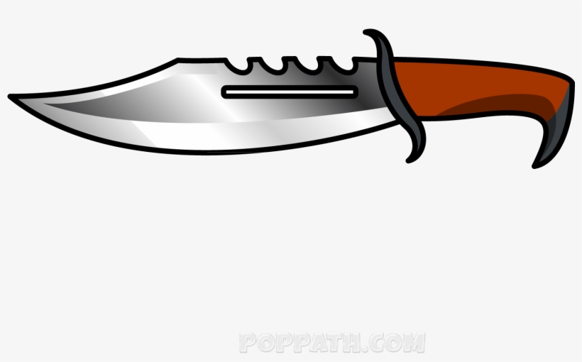 Play Slideshow - Bowie Knife, transparent png #1755771