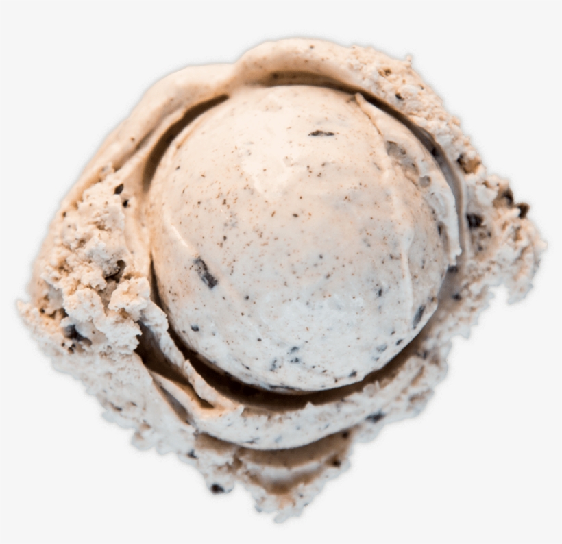 Mint Chocolate Chunk - Ice Cream From Top Png, transparent png #1755970