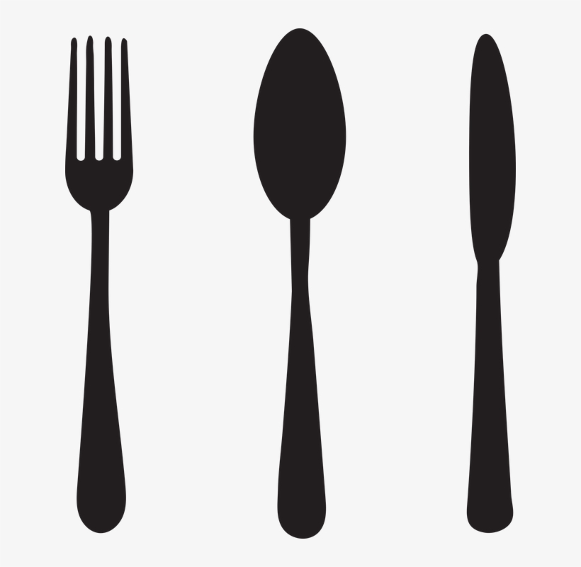 Fork And Knife Vector Group Graphic Royalty Free Library - Fork Vector, transparent png #1755975