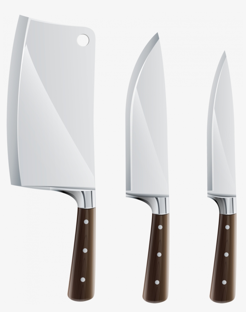 Kitchen Elegant Knife Clip Art Khife Clipart Blade - Knives Clipart, transparent png #1756137