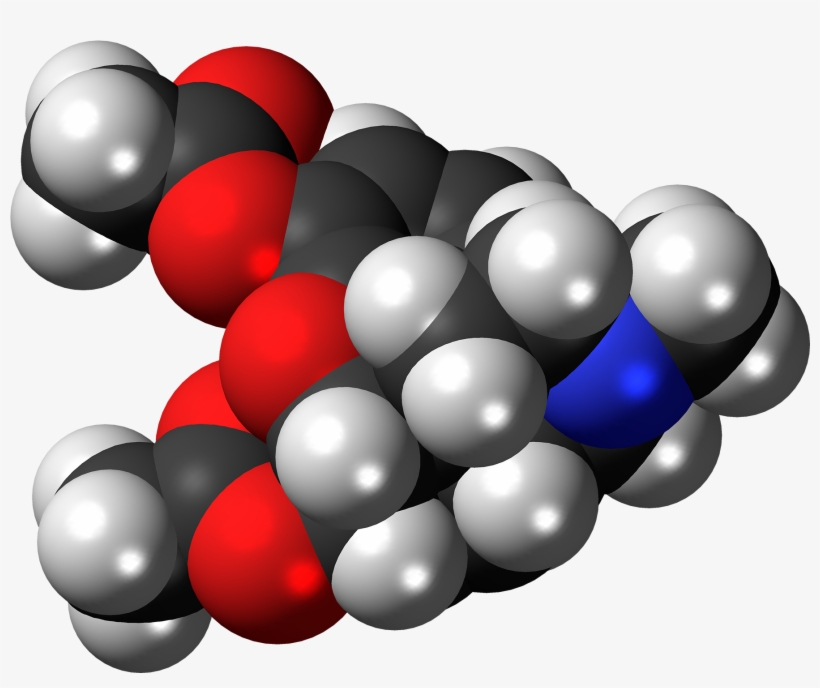 Heroin Molecule Spacefill - Codeine, transparent png #1756297