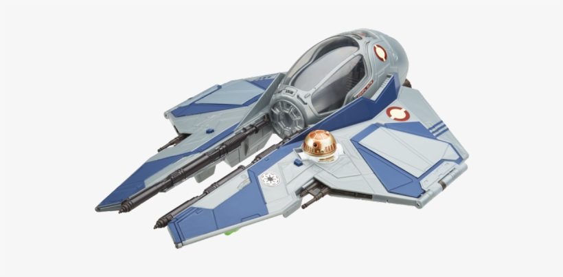 Be - Hasbro Star Wars Obi-wan's Jedi Starfighter Vehicle, transparent png #1756298