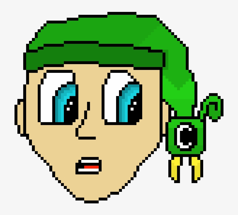 Link And The Hat - Pixel Art Circle, transparent png #1756498