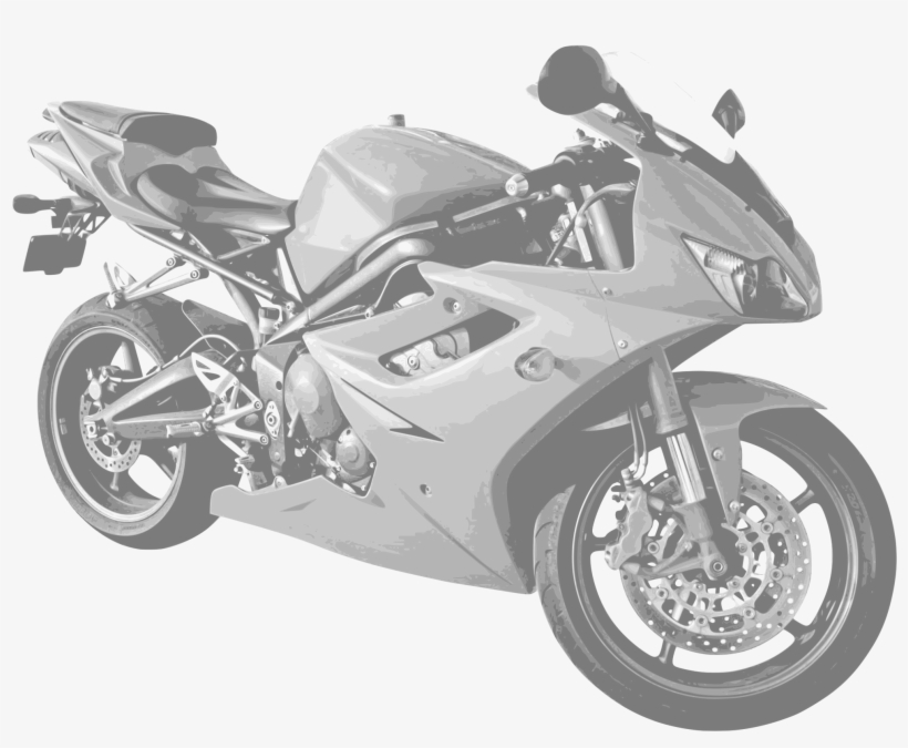 This Free Icons Png Design Of Moto 4 Gris, transparent png #1756778