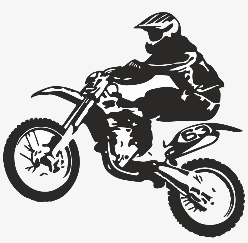 Icon Moto 1 - Dirt Bike Wheelie Logo, transparent png #1757254