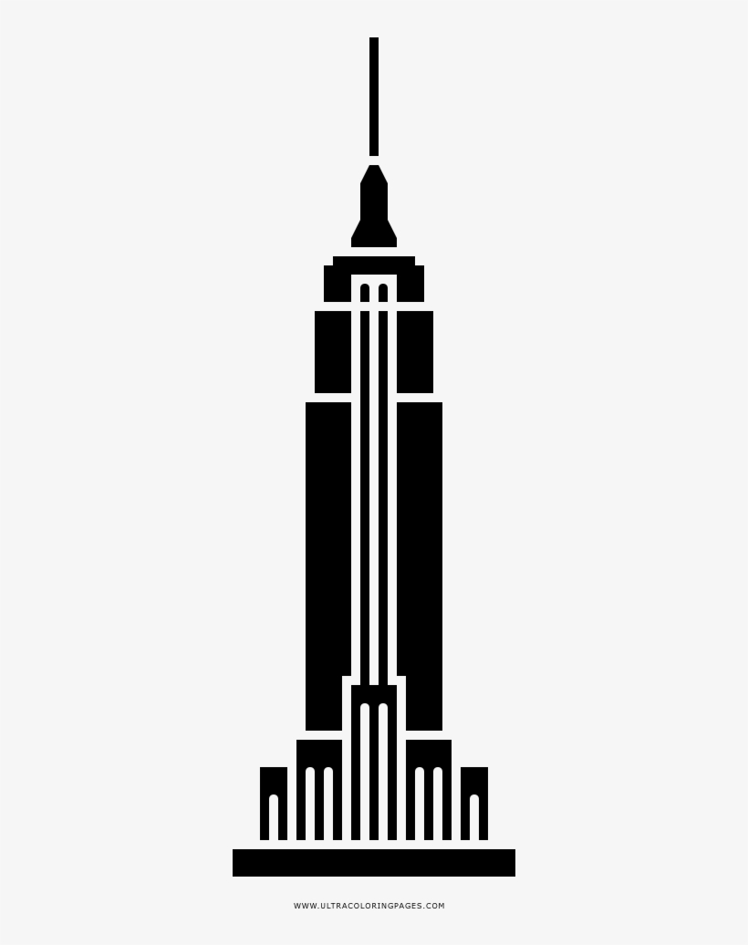 Empire State Building Silhouette Png - Empire State Building Logo Png, transparent png #1757322