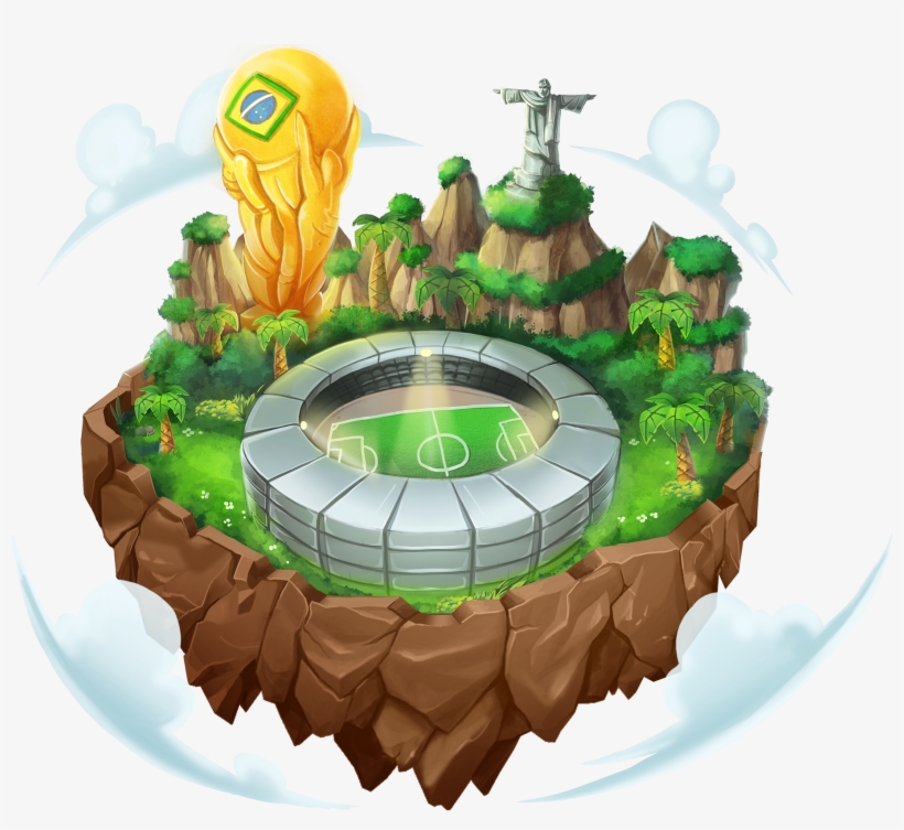 World Cup Island - Dragon City World Cup Island, transparent png #1758003