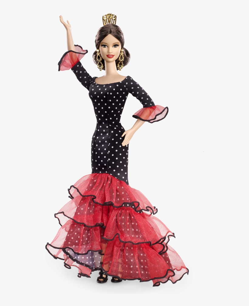 Spain Barbie Doll - Barbie Dolls Of The World Spain Barbie Doll, transparent png #1758281