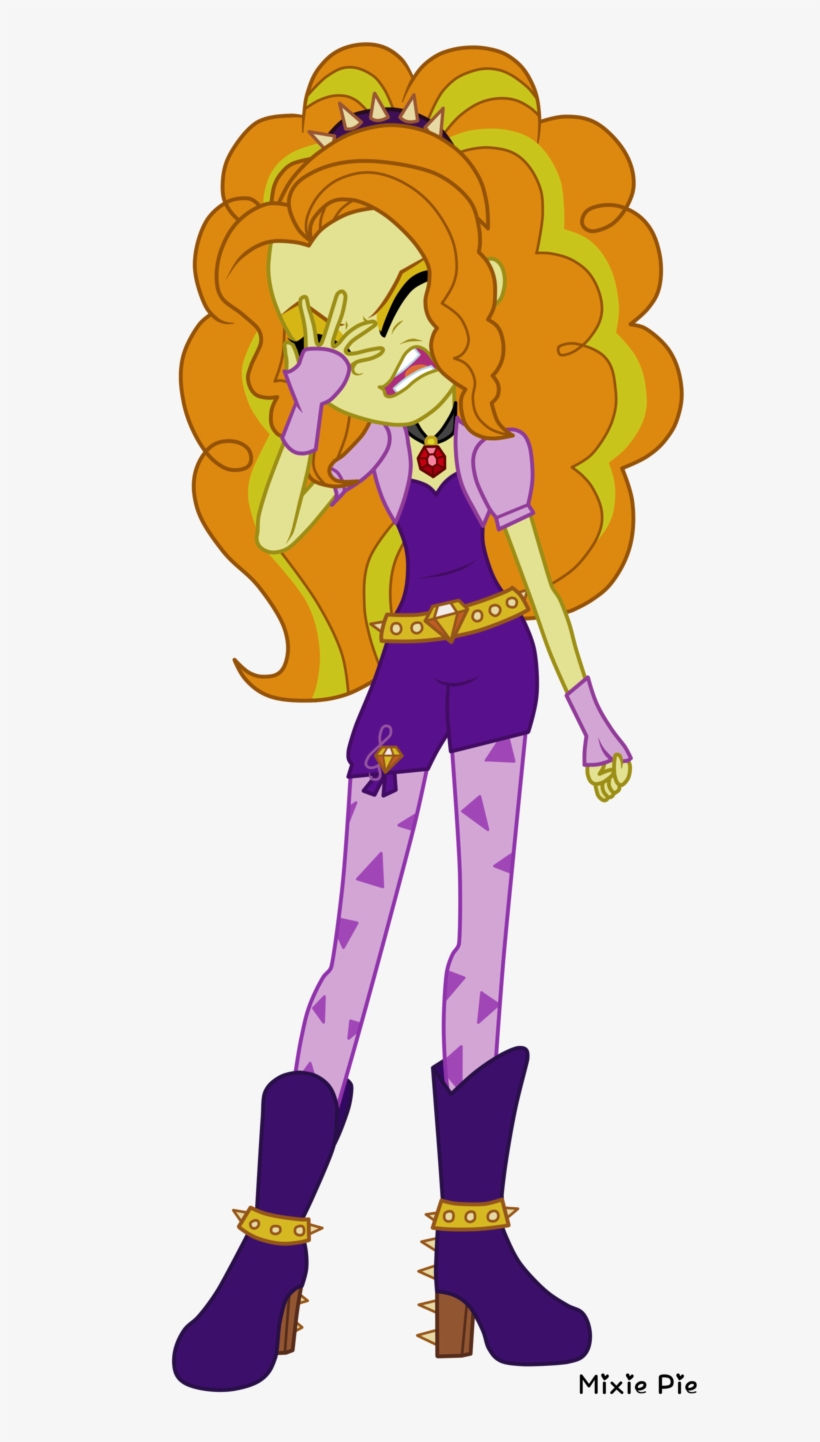 Face Palm By Mixiepie On Deviantart - Adagio Dazzle Belly Button, transparent png #1758527