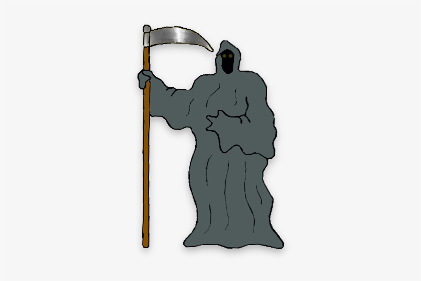 Grim Reaper With Yellow Eyes - Death, transparent png #1758686