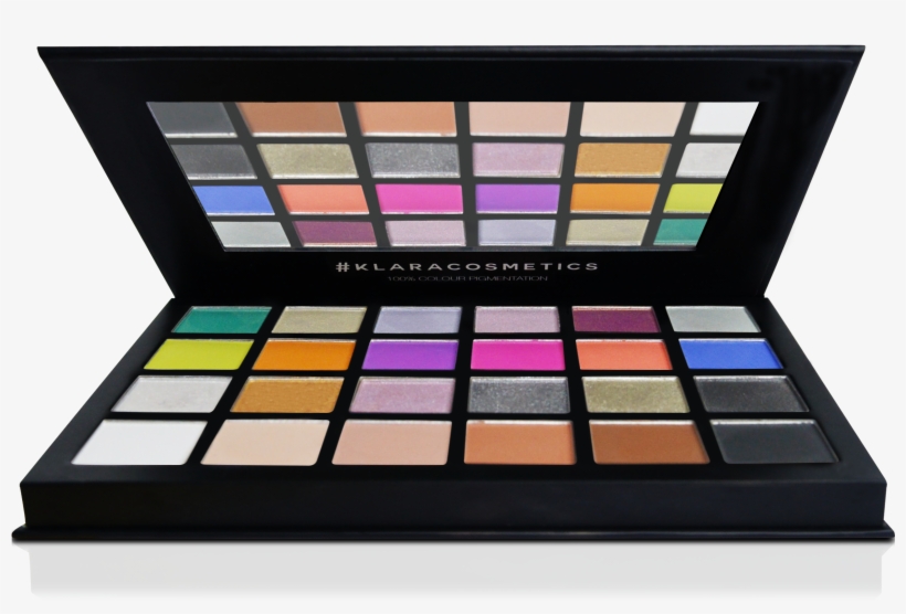 24 Shade Eyeshadow Palette - Klara Cosmetics Bondi Eyeshadow Palette, transparent png #1758852