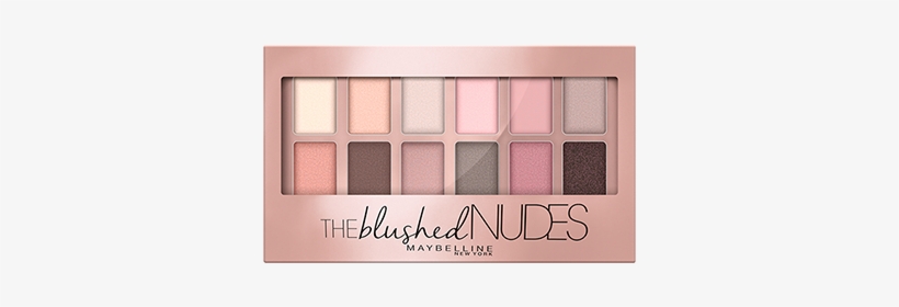 Maybelline Eye Shadow Palette Blushed Nudes, transparent png #1758933